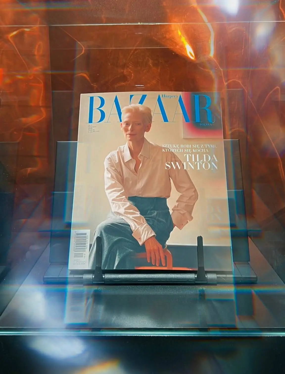 Premierowa okładka magazynu Harper's Bazaar Polska z Tildą Swinton (wrzesień 2026)